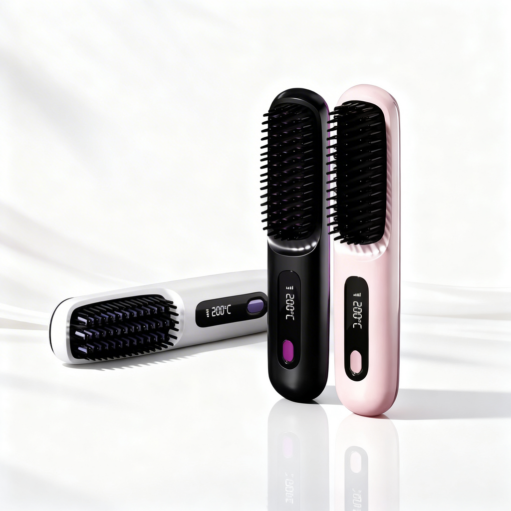 Velisse Mini Cordless Straightening Brush – Slim