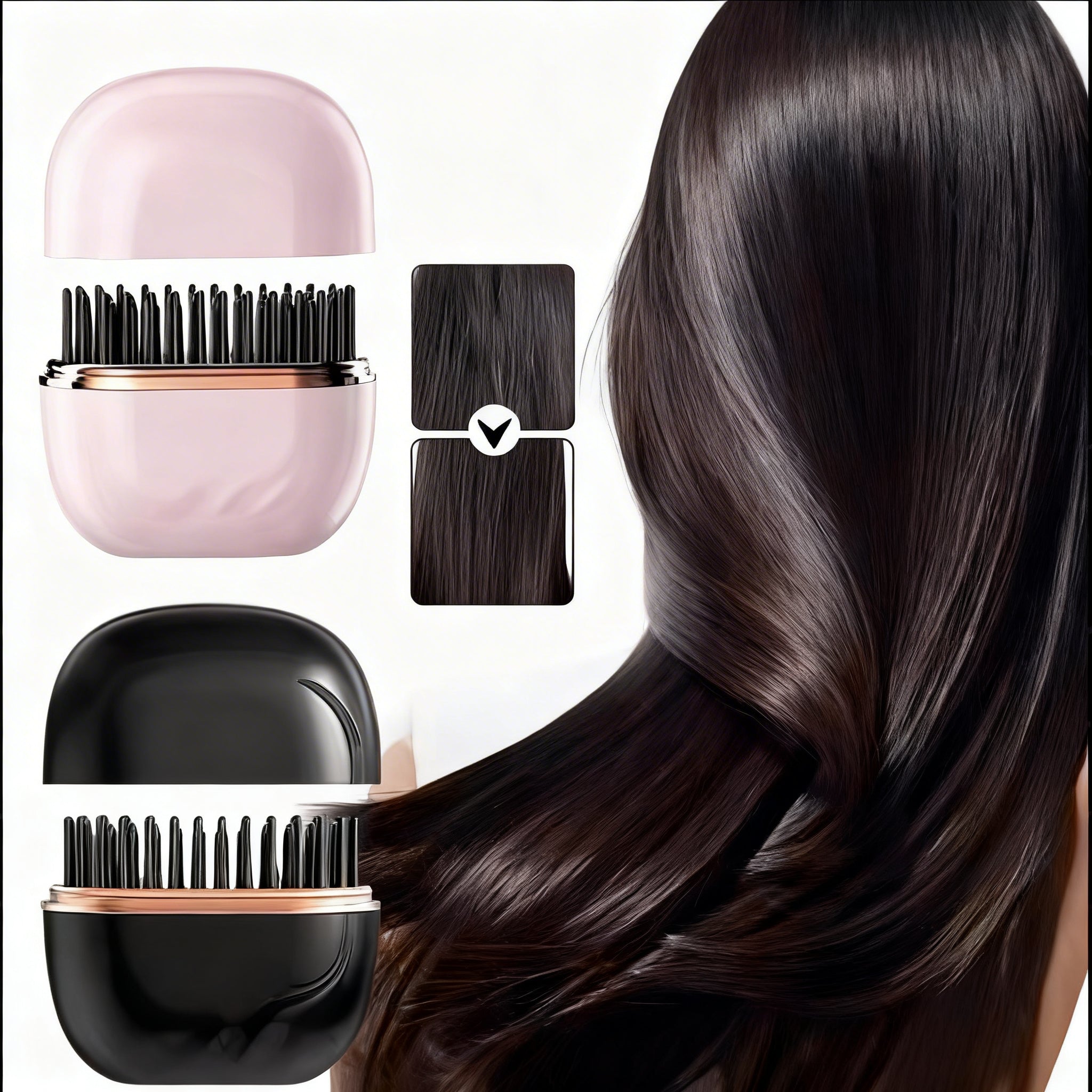 Velisse Mini Cordless Straightening Brush – Round